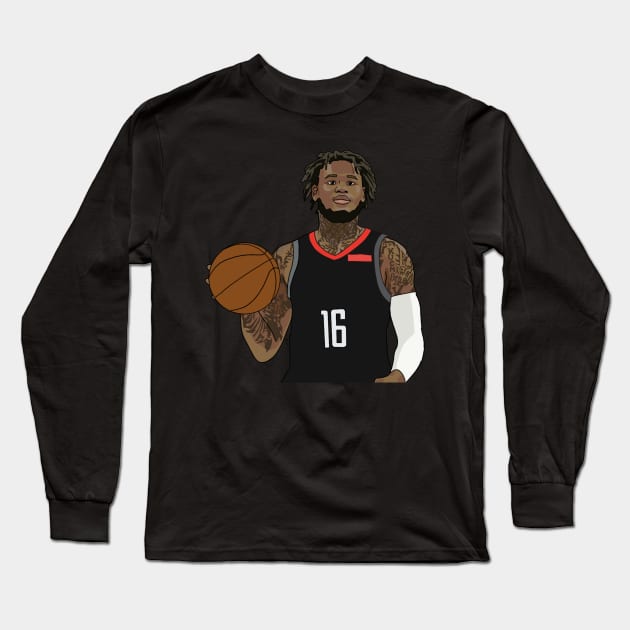 Ben McLemore- Houston Rockets Long Sleeve T-Shirt by ActualFactual